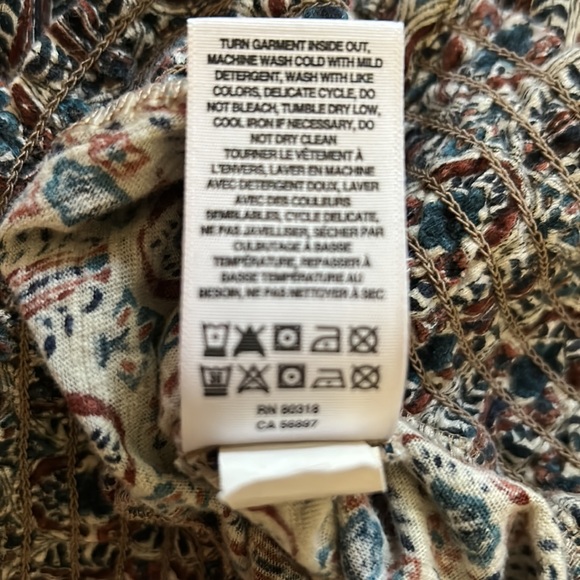 LUCKY🍀BRAND 3/4 Sleeved TOP! Great for ANYTIME of year!🌻Women’s MEDIUM - Picture 9 of 11